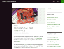 Tablet Screenshot of madsciencenotebook.com